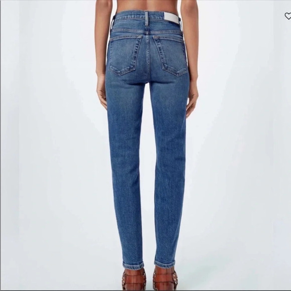 Re/done Mid 70’s High Rise Buttonfly Jeans Size 24 - Picture 3 of 11